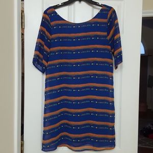 Francesca's Ophelia for FC Striped Dress